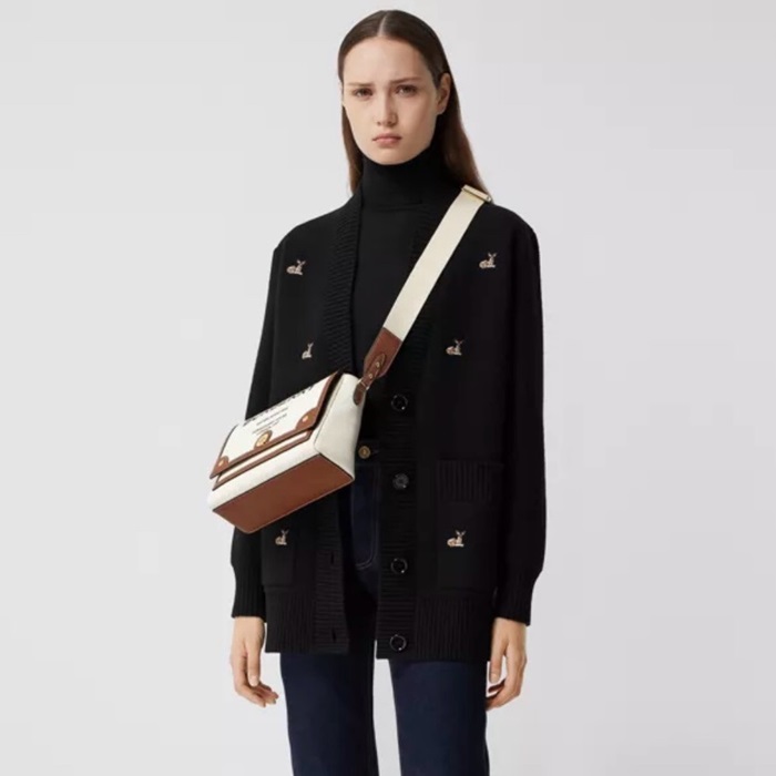 バーバリーレディースブラウンクロスバッグb26