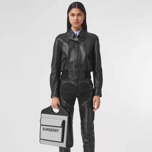 バーバリーレディースブラックトートバッグb31