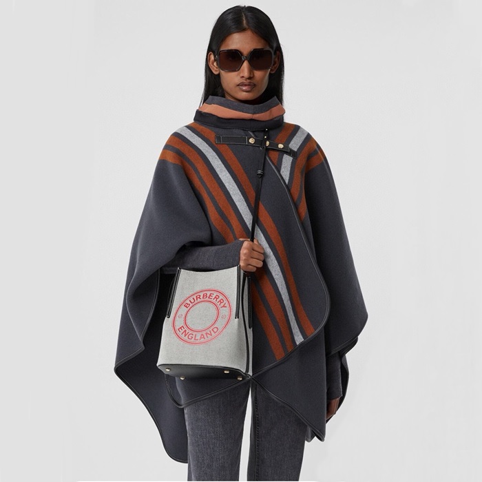 バーバリーレディースブラウンクロスバッグb37