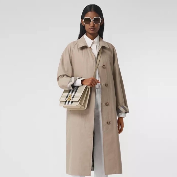 バーバリーレディースベージュクロスバッグb97