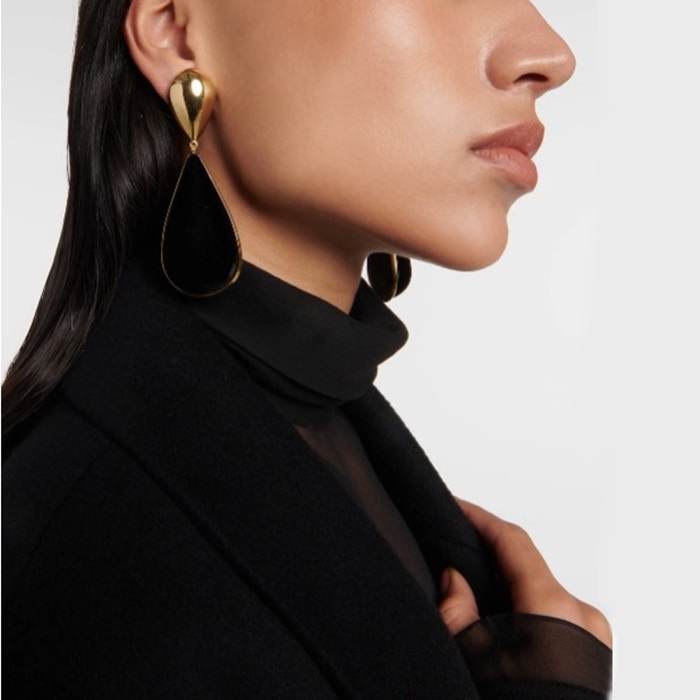 サンローランレディースゴールドピアスc1386