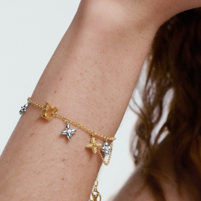 ルイヴィトンレディースゴールドブレスレットc1391