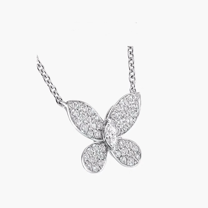 グラフ女性ゴールドネックレスc1395