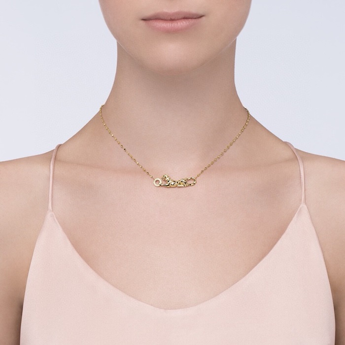 カルティエレディースゴールドネックレスc1401