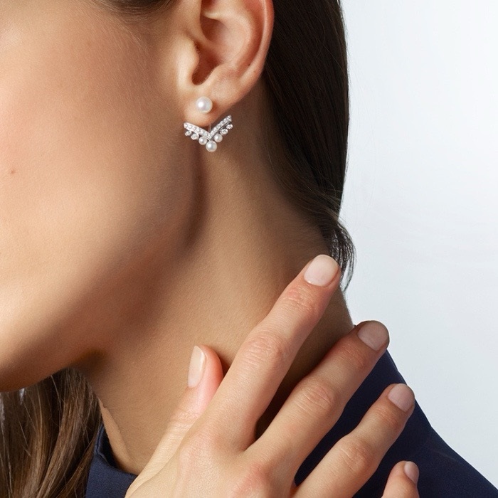 ショーメレディースゴールドピアスc1420