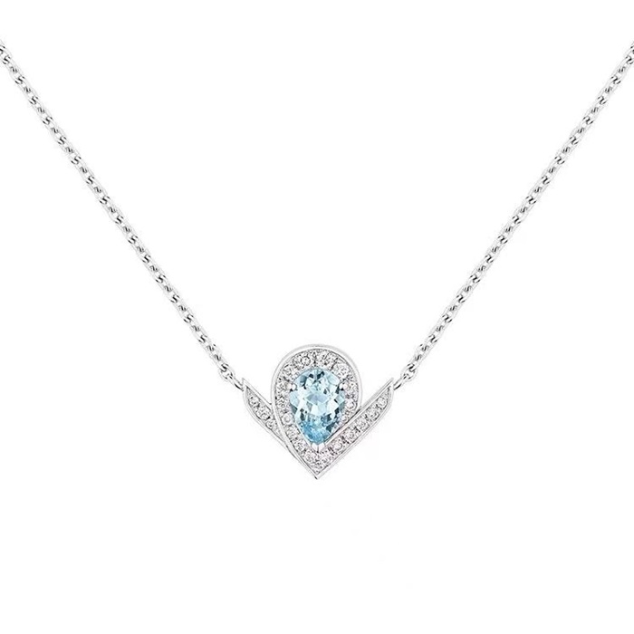 ショーメレディースゴールドネックレスc1424