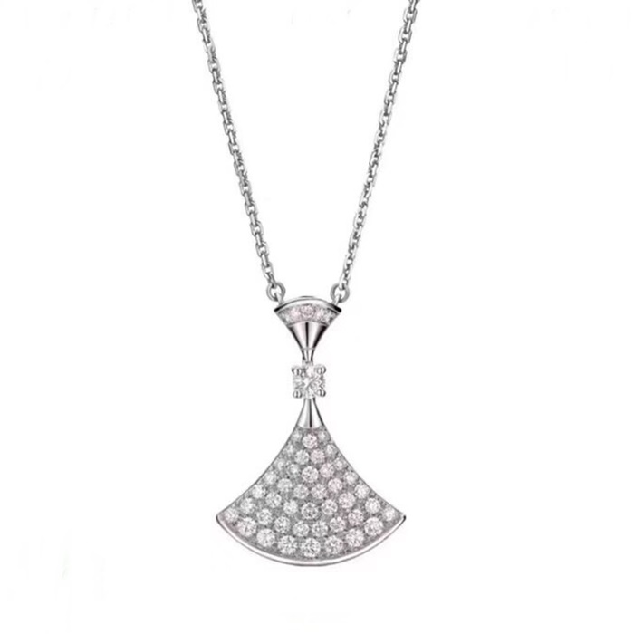 ブルガリレディースゴールドネックレスc1474