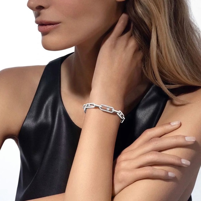 メシカレディースゴールドブレスレットc1490