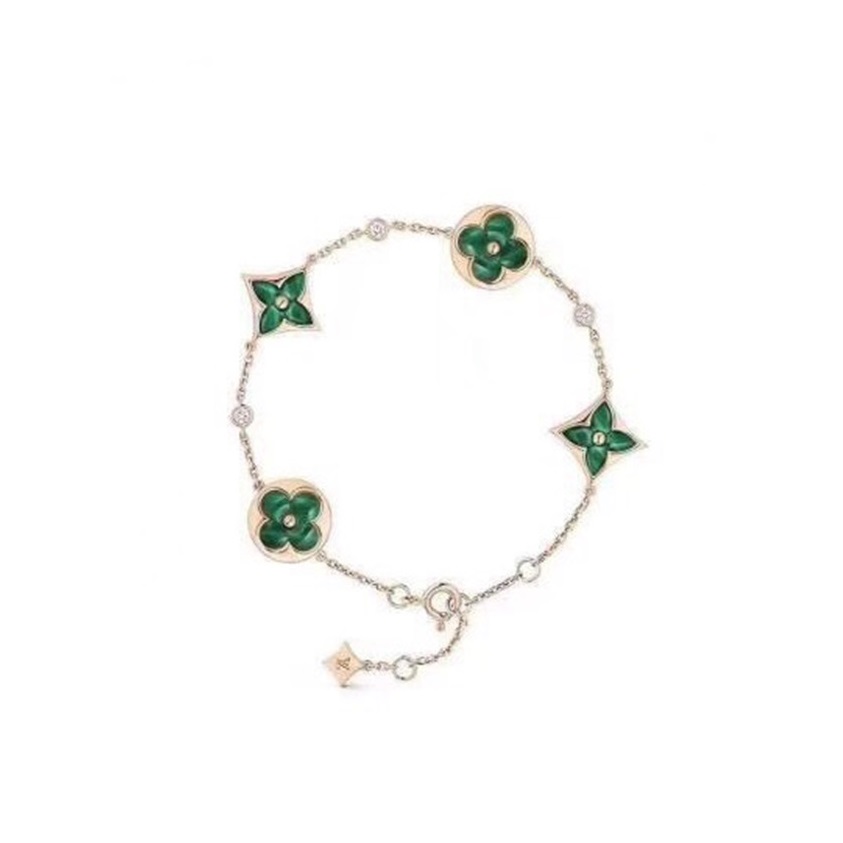 ヴァンクリーフ＆アーペルレディースイエローゴールドブレスレットc1493