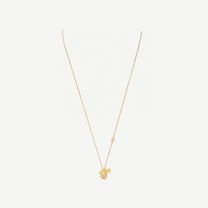 ルイヴィトンレディースゴールドネックレスc1517