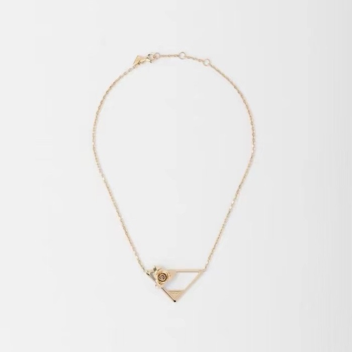 プラダレディースゴールドネックレスc1520