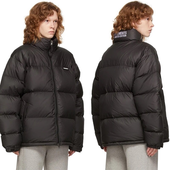 ヴェトモンメンズモダンブラックパディングc95