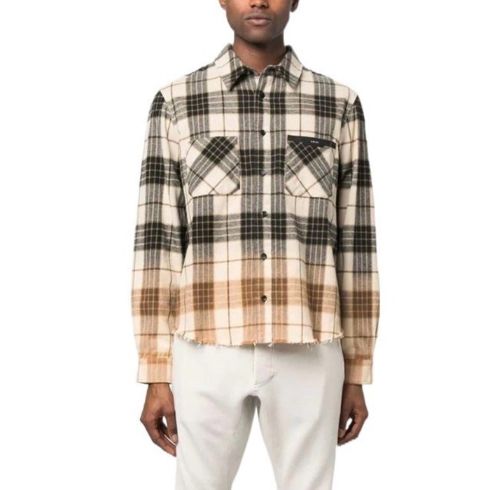 アミリメンズブラックシャツc100