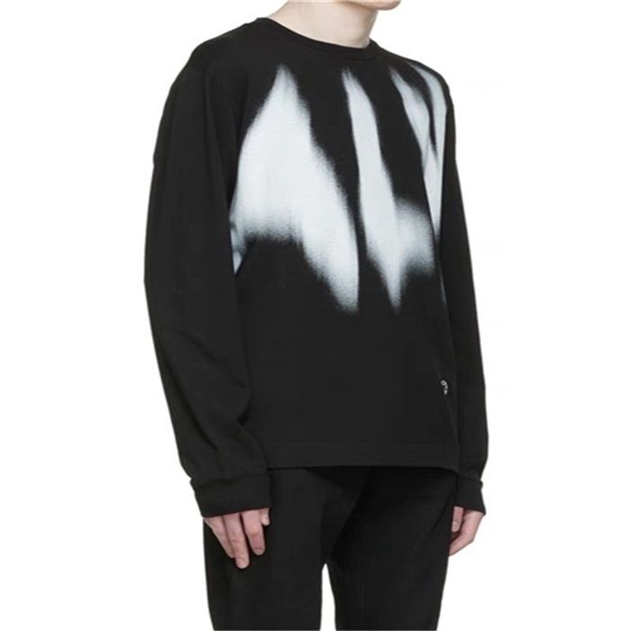 アリックスメンズブラックスウェットシャツc139