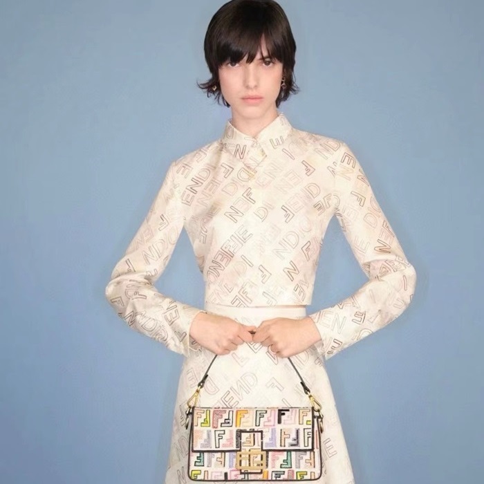 ェンディレディースレインボーバゲットバッグb180