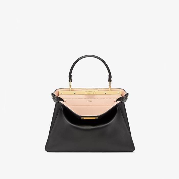 ェンディレディースブラックピーカブーバッグb181