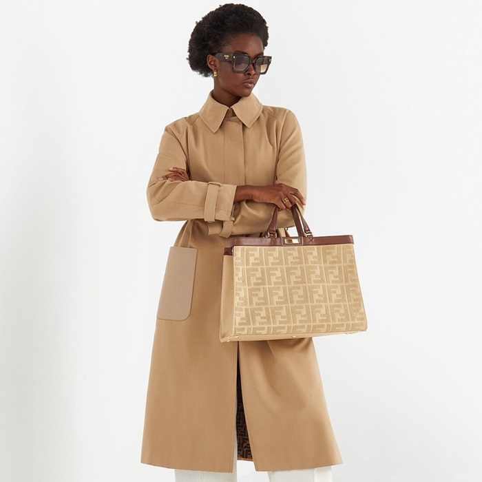 ェンディレディースベージュトートバッグb213