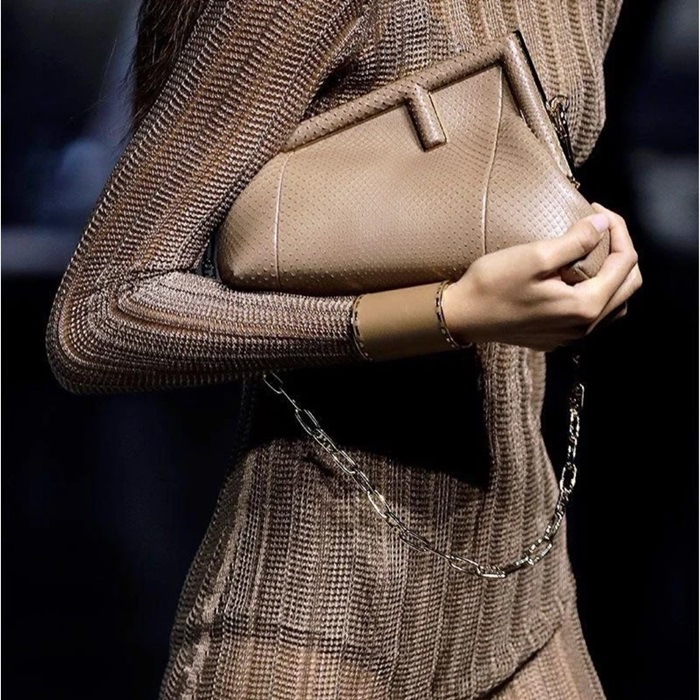 ェンディレディースキャメルファーストバッグb235