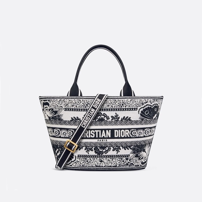 ディオールレディースブラックバケットバッグb386