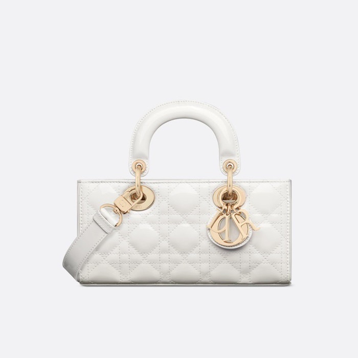 ディオールレディースホワイト-ジョイバッグ-b432