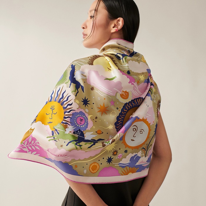 エルメスレディースピンクニットc1542