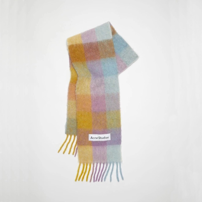 アクネストゥディオズユニセックスパープルマフラーc1555