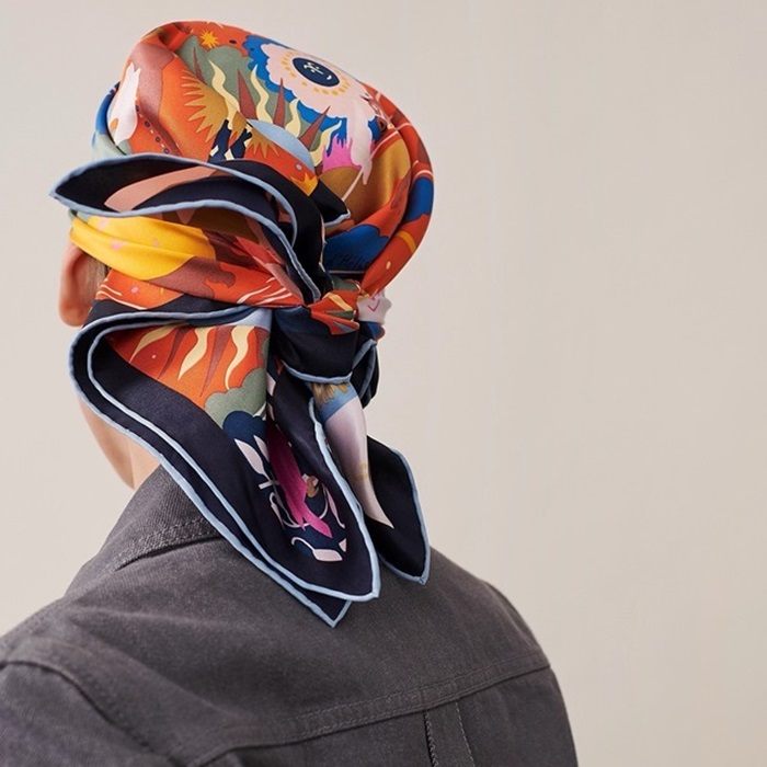 エルメスレディースオレンジニットc1559