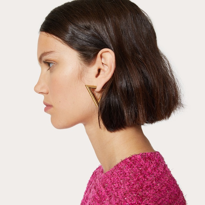 ヴァレンティノレディースゴールドピアスc1568