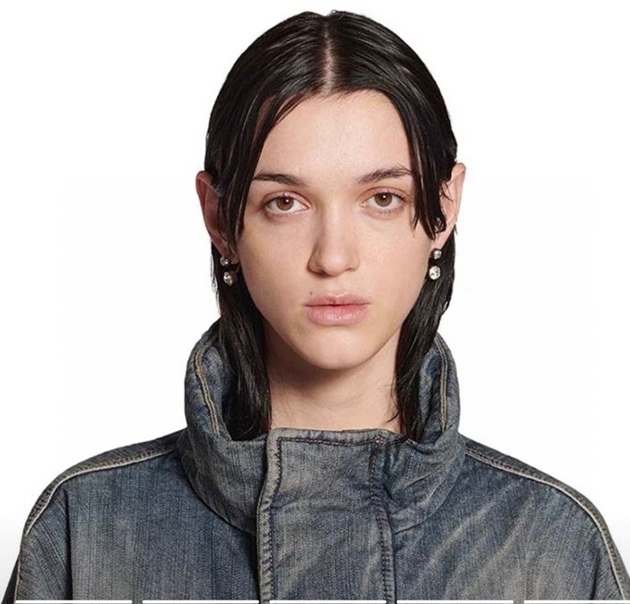 バレンシアガレディースゴールドピアスc1588