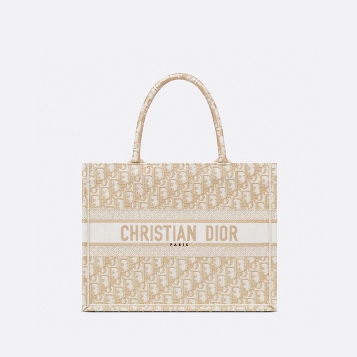 ディオールレディースゴールドブックトートバッグb515