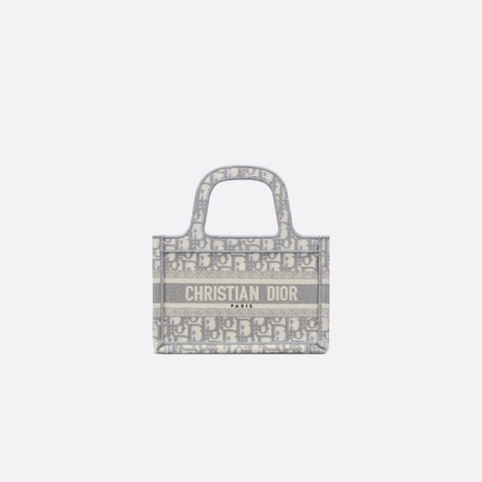 ディオールレディースグレーミニブックトートバッグb539