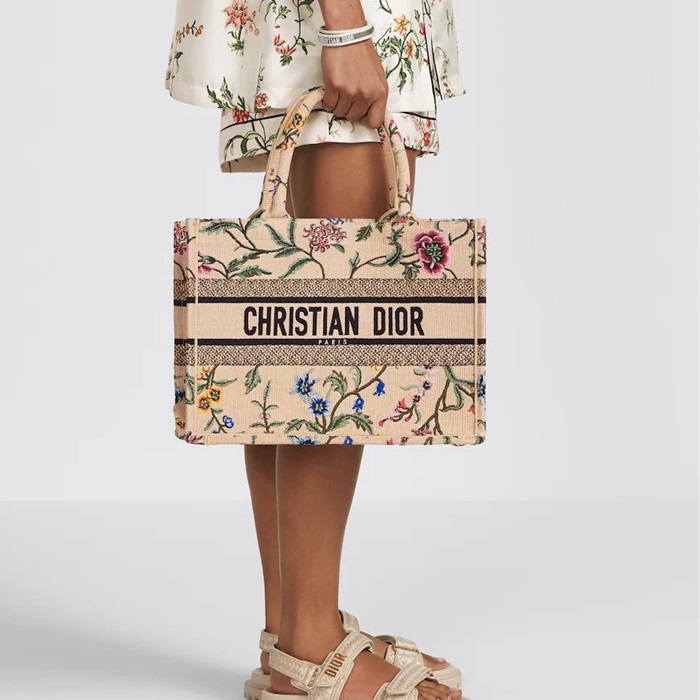 ディオールレディースピンクブックトートバッグb564