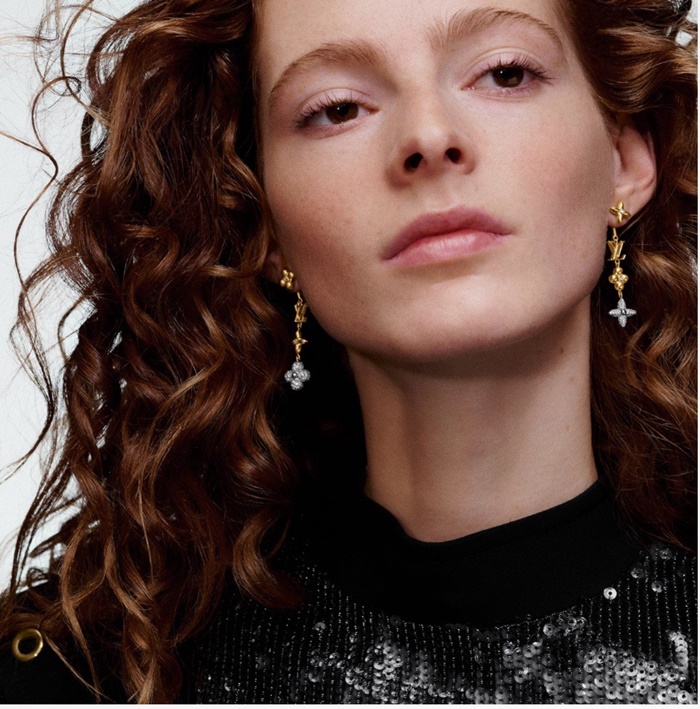 ルイヴィトンレディースゴールドピアスc1627