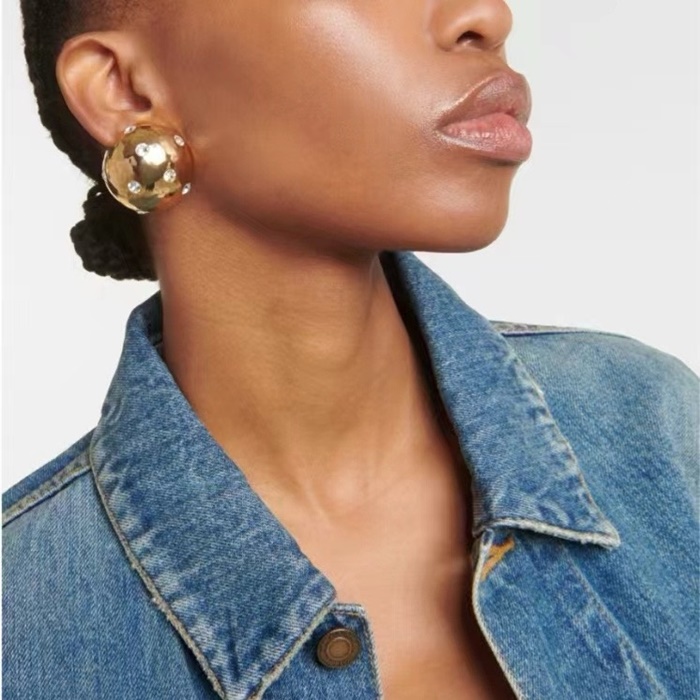 サンローランレディースゴールドピアスc1631