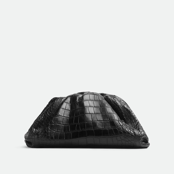 ボッテガヴェネタレディースブラックまんじゅうバッグb609