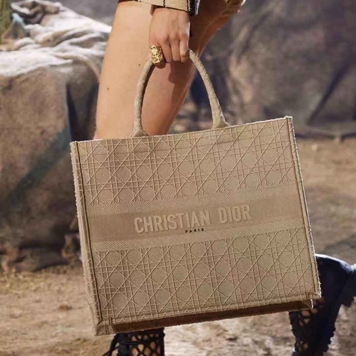 ディオールレディースピンクブックトートバッグb668