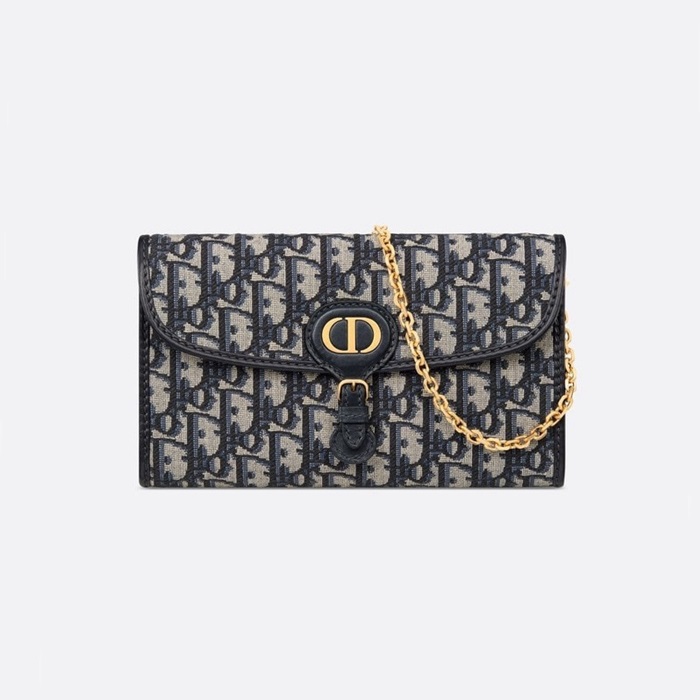 ディオールレディースオブリークボビークラッチバッグb828