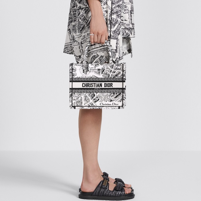 ディオールレディースブラックブックトートバッグb834