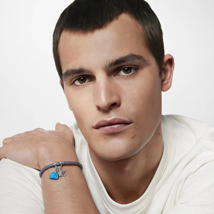 ルイヴィトンユニセックスブラウンブレスレットc1636