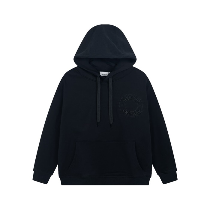 バーバリーメンズブラックフーディc155