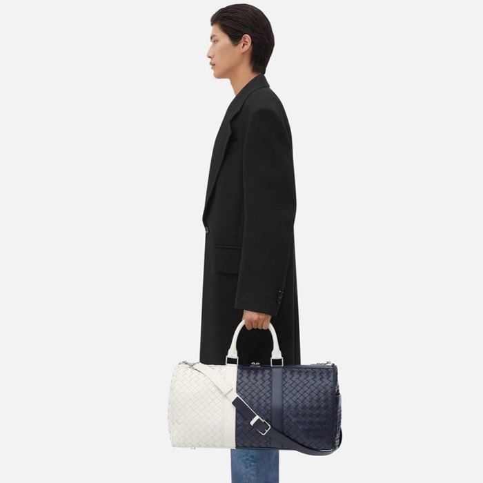 ボッテガヴェネタメンズイントレチャートダッフルバッグb868