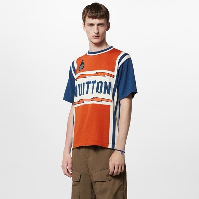 ルイヴィトンメンズオレンジ半袖Tシャツc192