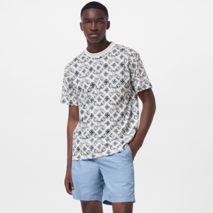 ルイヴィトンメンズホワイト半袖Tシャツc201