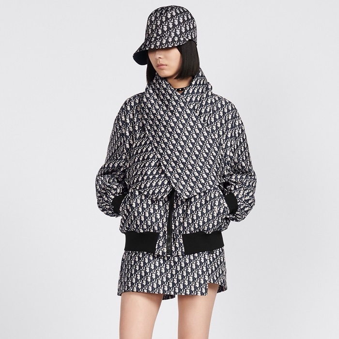 ディオールレディースネイビースカートc215