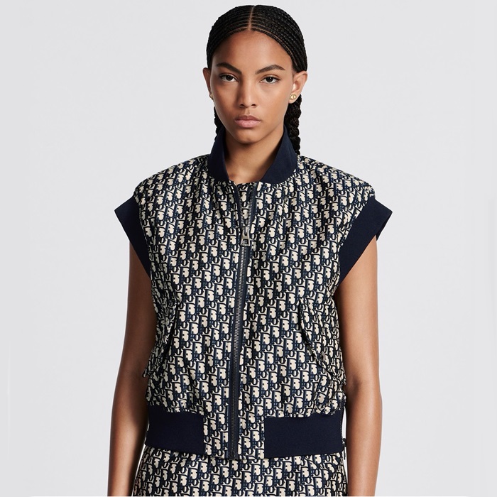 ディオールレディースネイビーベストc217