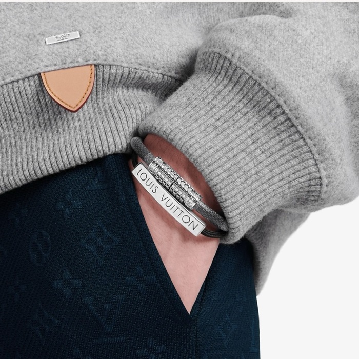 ルイヴィトンユニセックスイニシャルブレスレットc1656