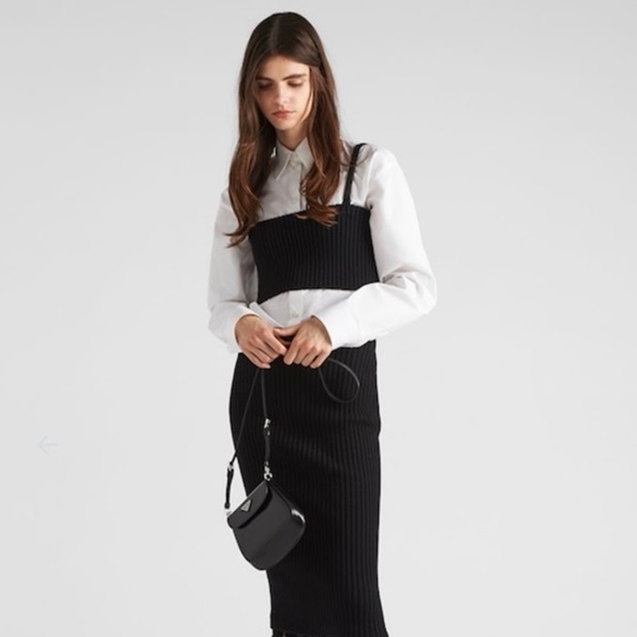 プラダレディースミニクレオバッグb901