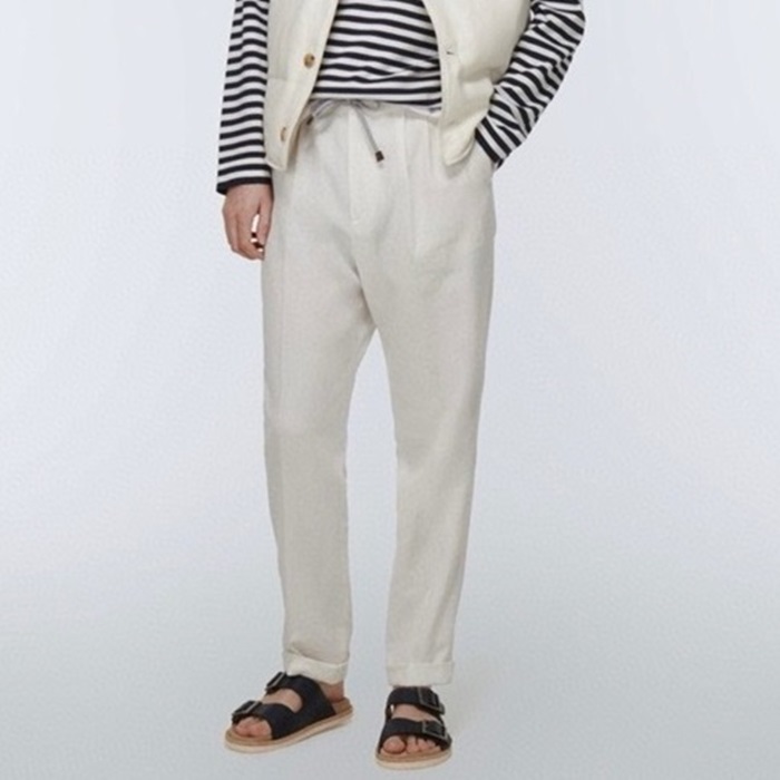 ブルネロクチネリメンズブラックスリッパs41