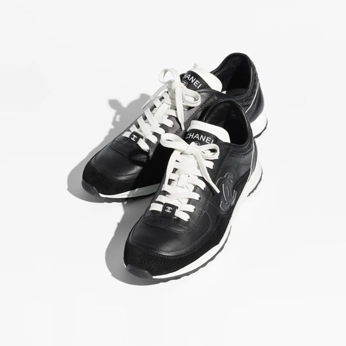 シャネルレディースカーフスキンスニーカーs98