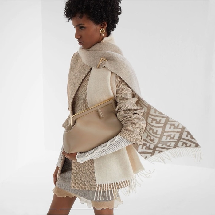 ェンディレディースキャメルマフラーc1703